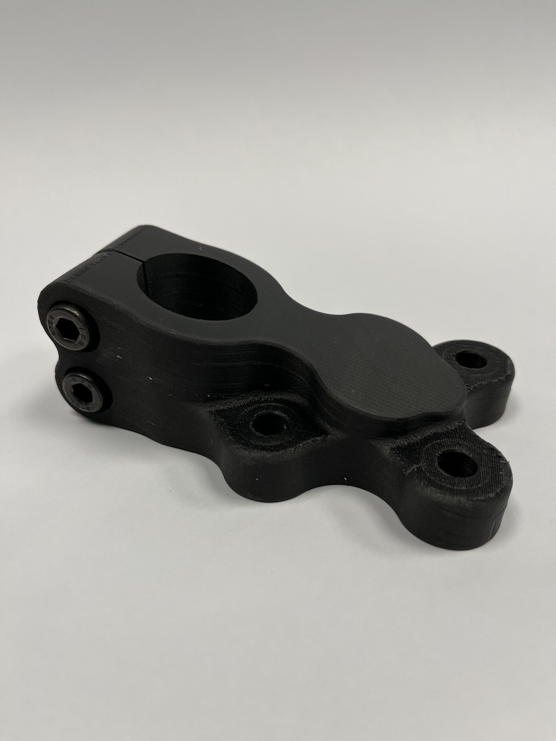 a 3D printed black composite